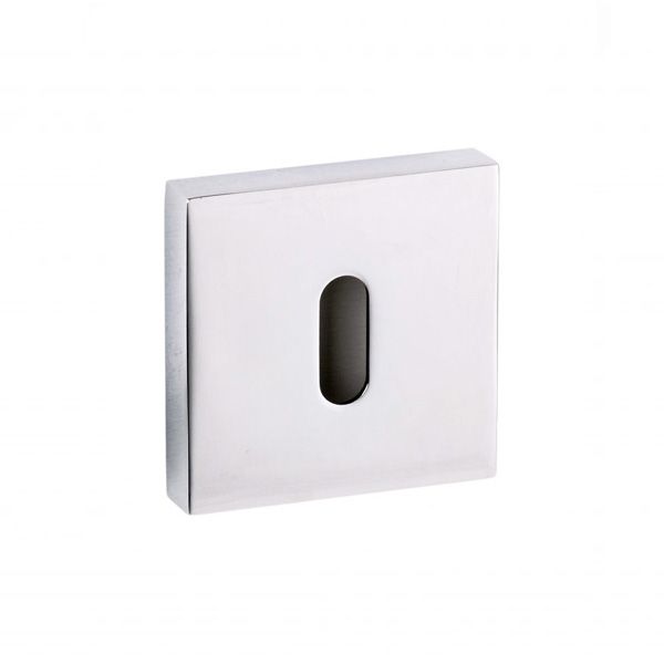Atlantic Hardware Standard Profile Senza Pari Flush Square Escutcheon - Pair