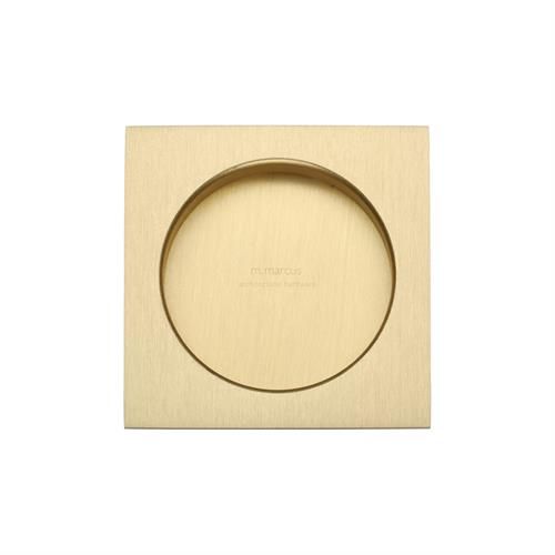 M.Marcus Heritage Brass Square Flush Pull - Pair