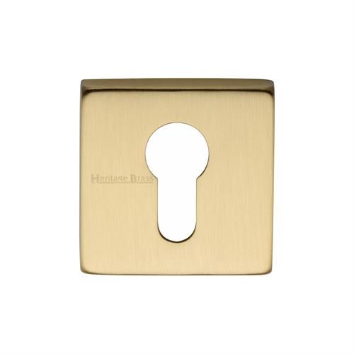 M.Marcus Heritage Brass Euro Profile Square Escutcheon (SQ5004)