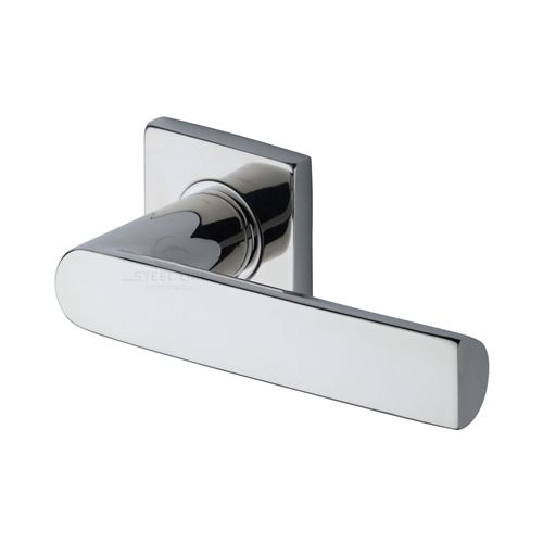 M.Marcus Hemisphere Door Handle on Square Rose - Pair