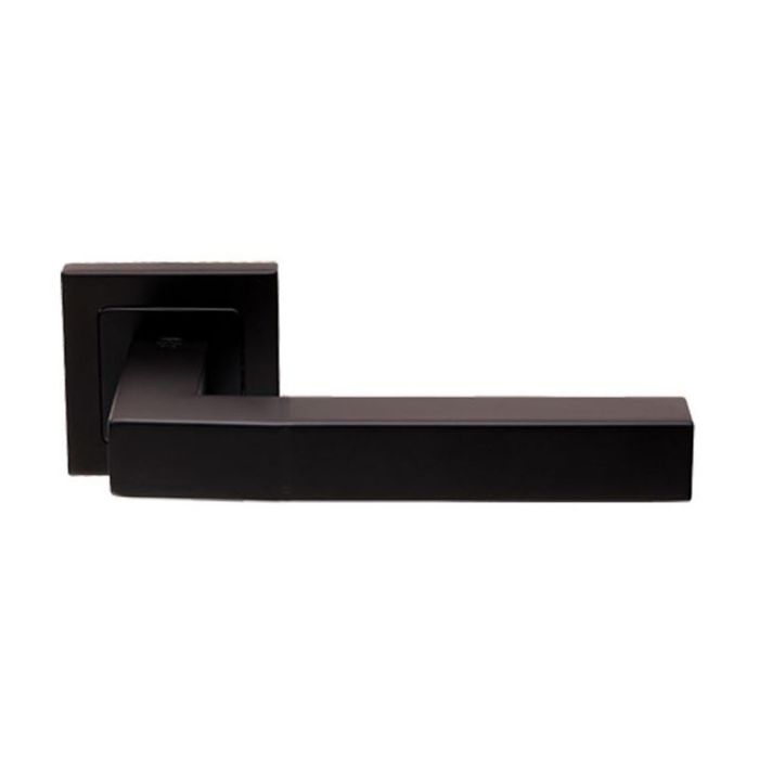 Eurospec Alvar Door Handle on Square Rose - Pair