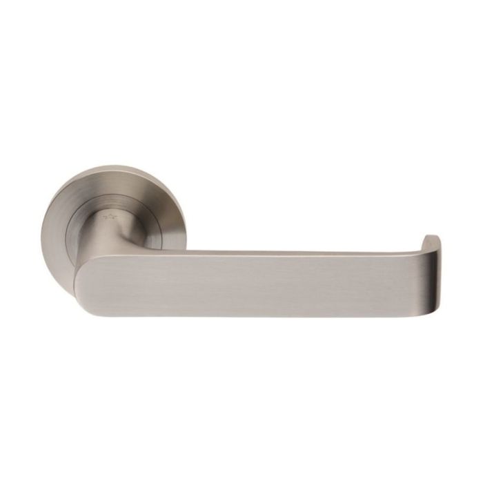 Eurospec - Zurigo Door Handle on Rose - Satin Stainless Steel - Pair