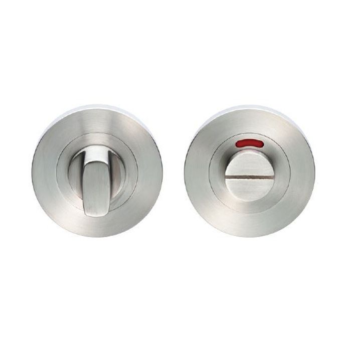 Eurospec - Small Turn and Release with Indicator - Satin Stainless Steel