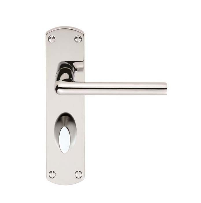 Serozzetta Uno Door Handle on Backplate - Pair