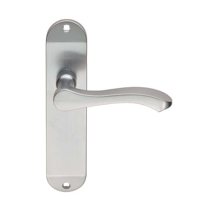 Serozzetta Andros Door Handle on Backplate - Pair