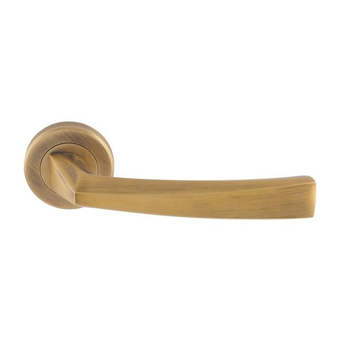 Serozzetta Scopo Door Handle on Rose - Pair