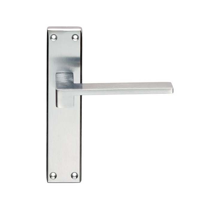 Serozzetta Equi Door Handle on Backplate - Pair