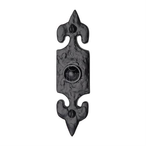 M.Marcus - Tudor Bell Push - Black Antique