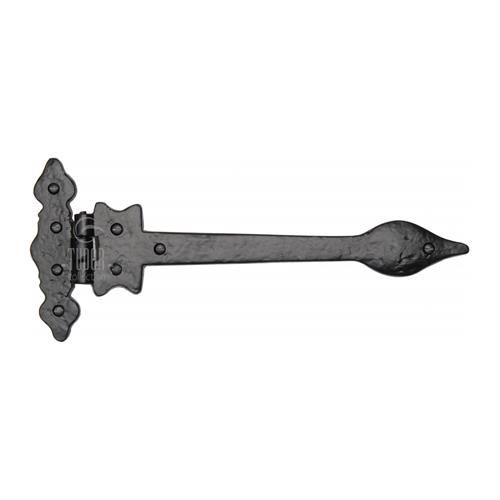 M.Marcus - Tudor Leaf Hinge - Black Antique - Pair