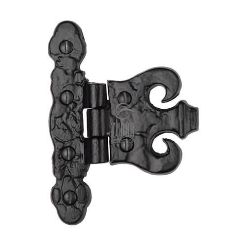 M.Marcus - Tudor Coronet Hinge - Black Antique - Pair
