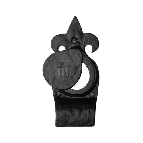 M.Marcus - Tudor Cylinder Pull with Cover - Black Antique 
