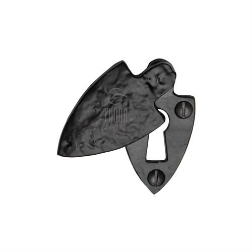 M.Marcus - Tudor Standard Covered Escutcheon - Black Antique