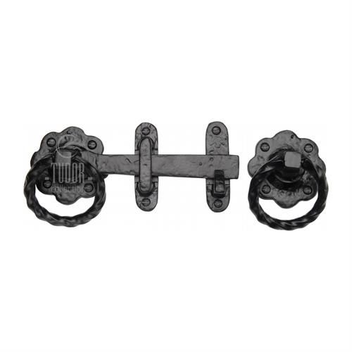 M.Marcus - Tudor Ring Gate Latch - Black Antique