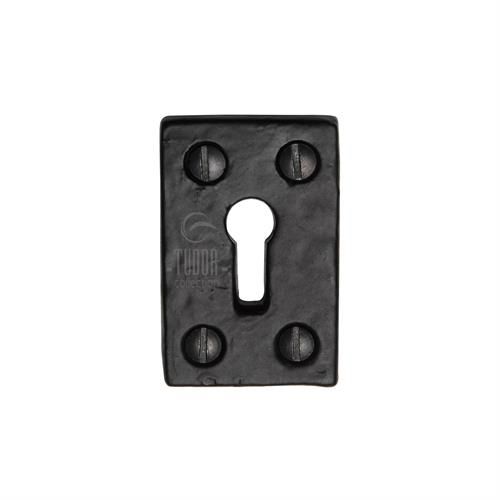 M.Marcus - Tudor Standard Rectangular Escutcheon - Black Antique 