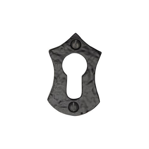 M.Marcus - Tudor Euro Escutcheon - Black Antique 