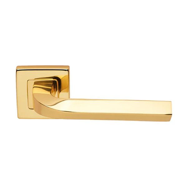 Carlisle Brass Manital Trendy Door Handle on Square Rose - Pair