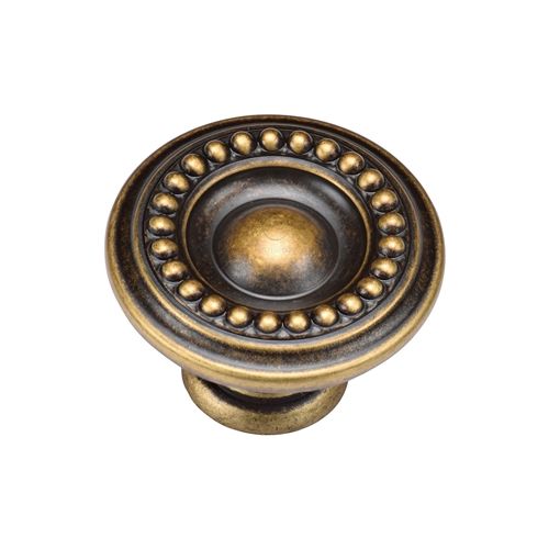 M.Marcus Beaded Round Cupboard Knob