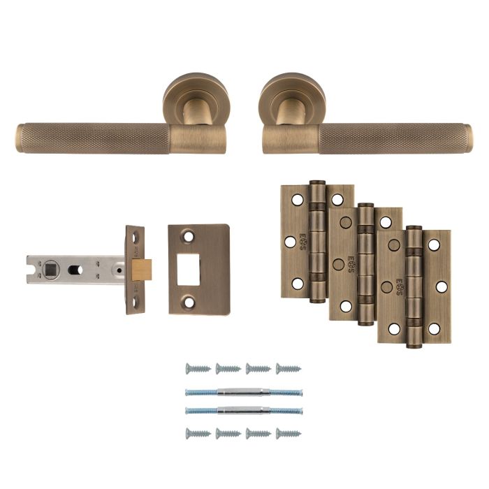 Serozzetta Lagos Door Handle on Rose Pack