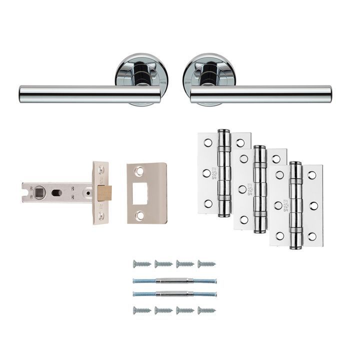 Carlisle Brass Faro Door Handle on Rose Pack