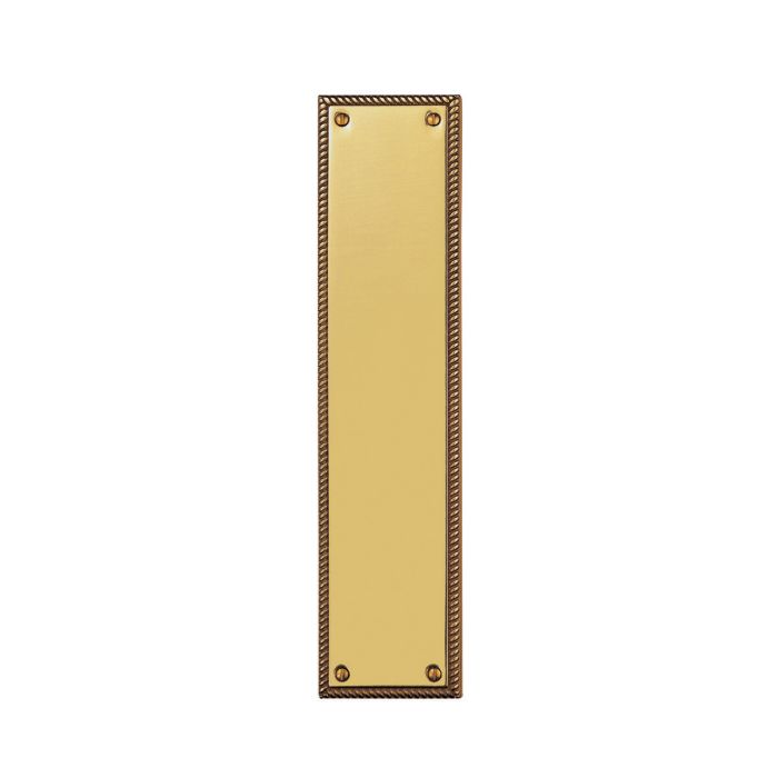 Carlisle Brass - Georgian Finger Plate - Polished Brass