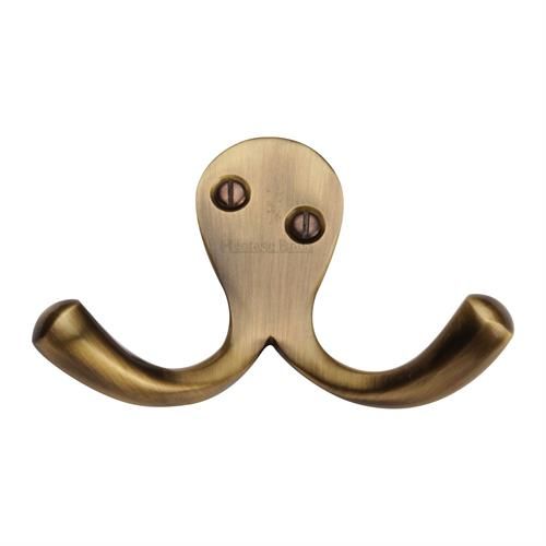 M.Marcus Heritage Brass Double Robe Hook
