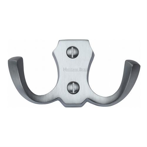 M.Marcus Heritage Brass Double Coat Hook (V1062)