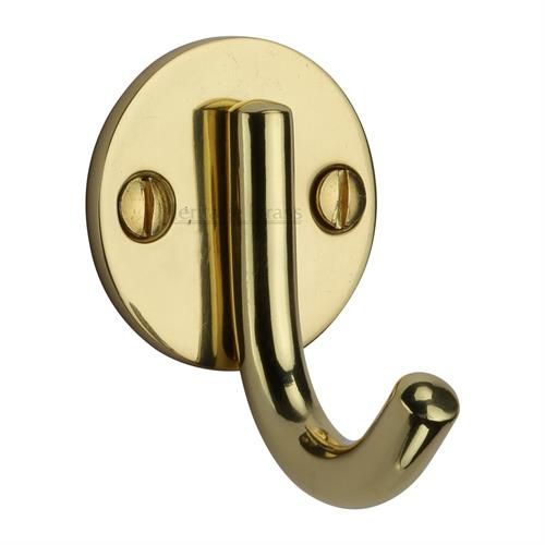 M.Marcus Heritage Brass Modern Single Robe Hook