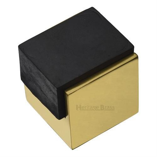 M.Marcus Heritage Brass Square Floor Mounted Door Stop (V1082)