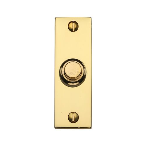 M.Marcus Heritage Brass Rectangular Bell Push