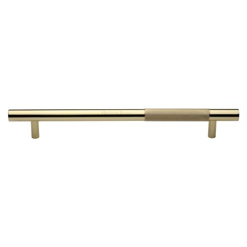 M.Marcus Heritage Brass Knurled T-Bar Door Pull Handle