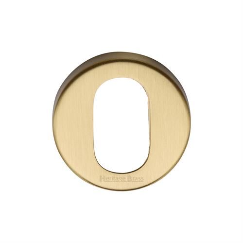 M.Marcus Heritage Brass Oval Profile Round Escutcheon (V4009)
