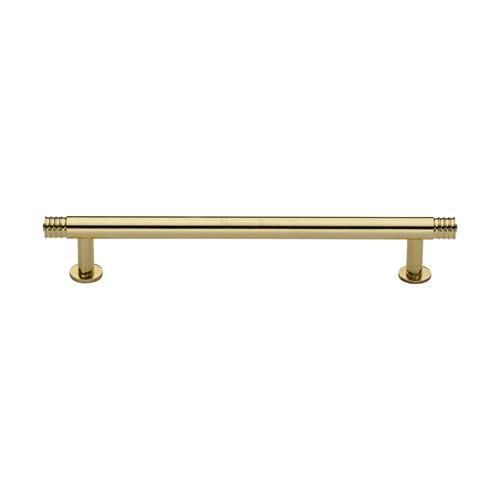 M.Marcus Heritage Brass Contour Cupboard Handle with Roses
