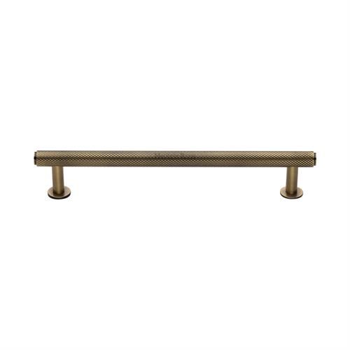 M.Marcus Heritage Brass Knurled Cupboard Handle with Roses