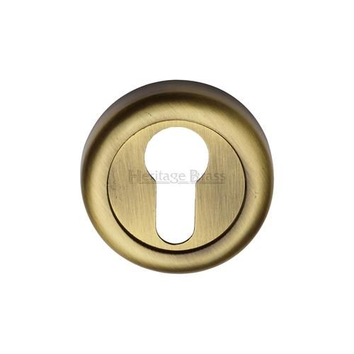 M.Marcus Heritage Brass Euro Profile Round Escutcheon (V6724)