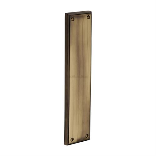 M.Marcus Heritage Brass Raised Edge Finger Plate 