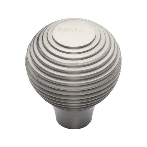 M.Marcus Heritage Brass Reeded Cupboard Knob