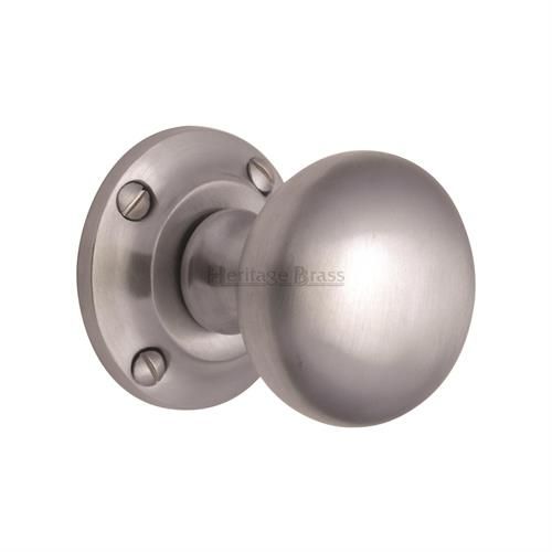 M.Marcus Heritage Brass Victoria Mortice Door Knob - Pair