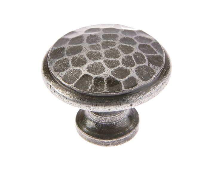Frelan Valley Forge Hammered Cupboard Knob
