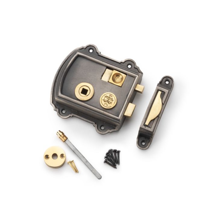 Victorian Rim Lock - Cast Iron