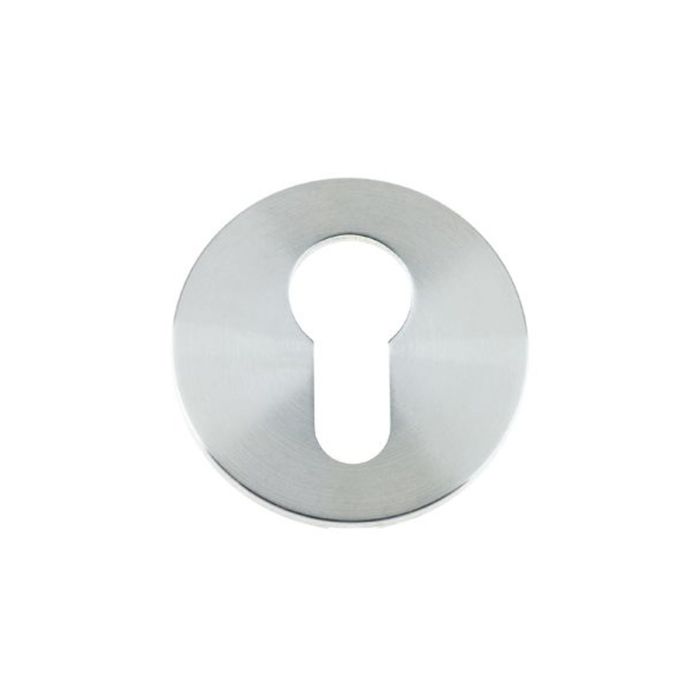 Zoo Hardware - Euro Profile Vier Escutcheon - Satin Stainless Steel