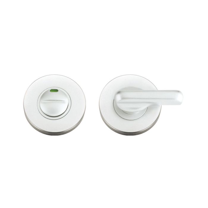 Zoo Hardware - Architectural Disabled Turn and Release with Indicator - Satin Aluminium