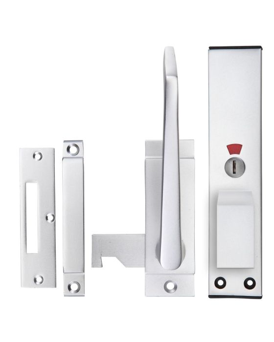 Zoo Hardware - Toilet Facility Indicator - Satin Aluminium
