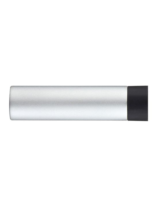 Zoo Hardware - Cylindrical Door Stop - Satin Aluminium