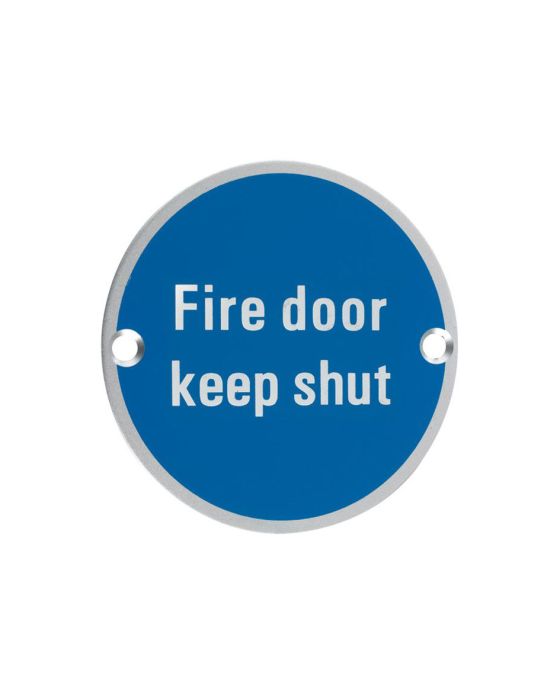 Zoo Hardware 'Fire Door Keep Shut' Door Sign