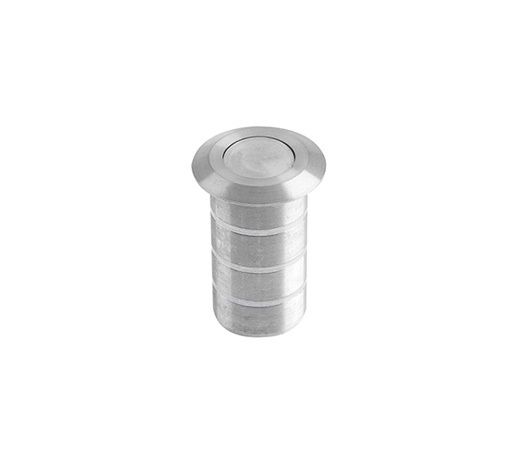 Zoo Hardware - Dust Socket For Flush Bolts Concrete - Satin Stainless Steel - 20mm x 38mm
