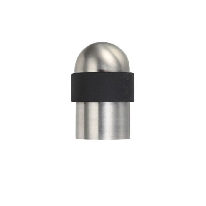 Zoo Hardware - Floor Mounted Dome Door Stop - Satin Stainless Steel