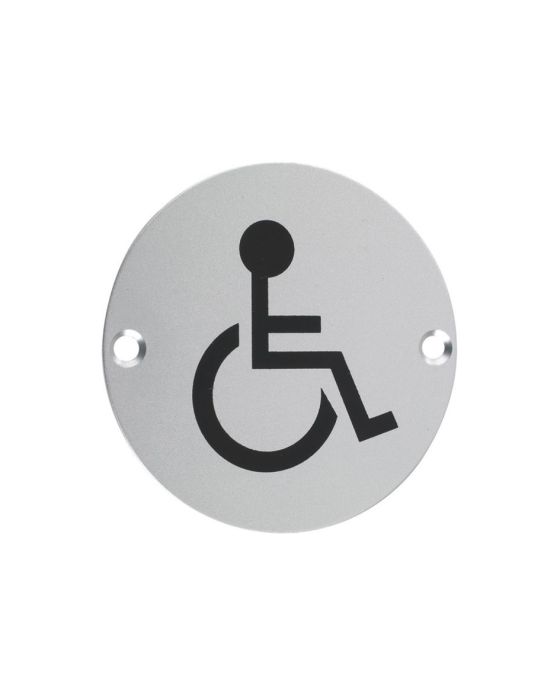 Zoo Hardware Disabled Symbol Door Sign 