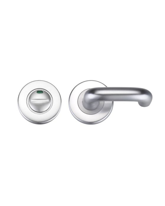Zoo Hardware - Disabled Turn and Release with Indicator - Satin Aluminium