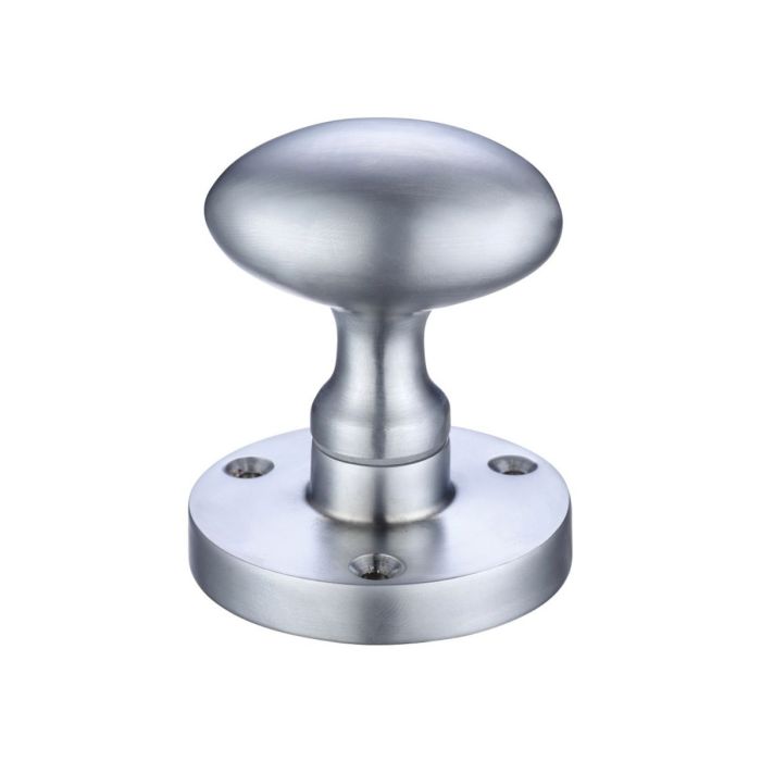 Zoo Hardware Contract Brass Oval Mortice Door Knob - Pair