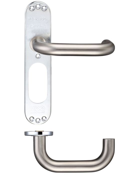 Zoo Hardware 22mm Tubular RTD Lever on Inner Backplate - Pair
